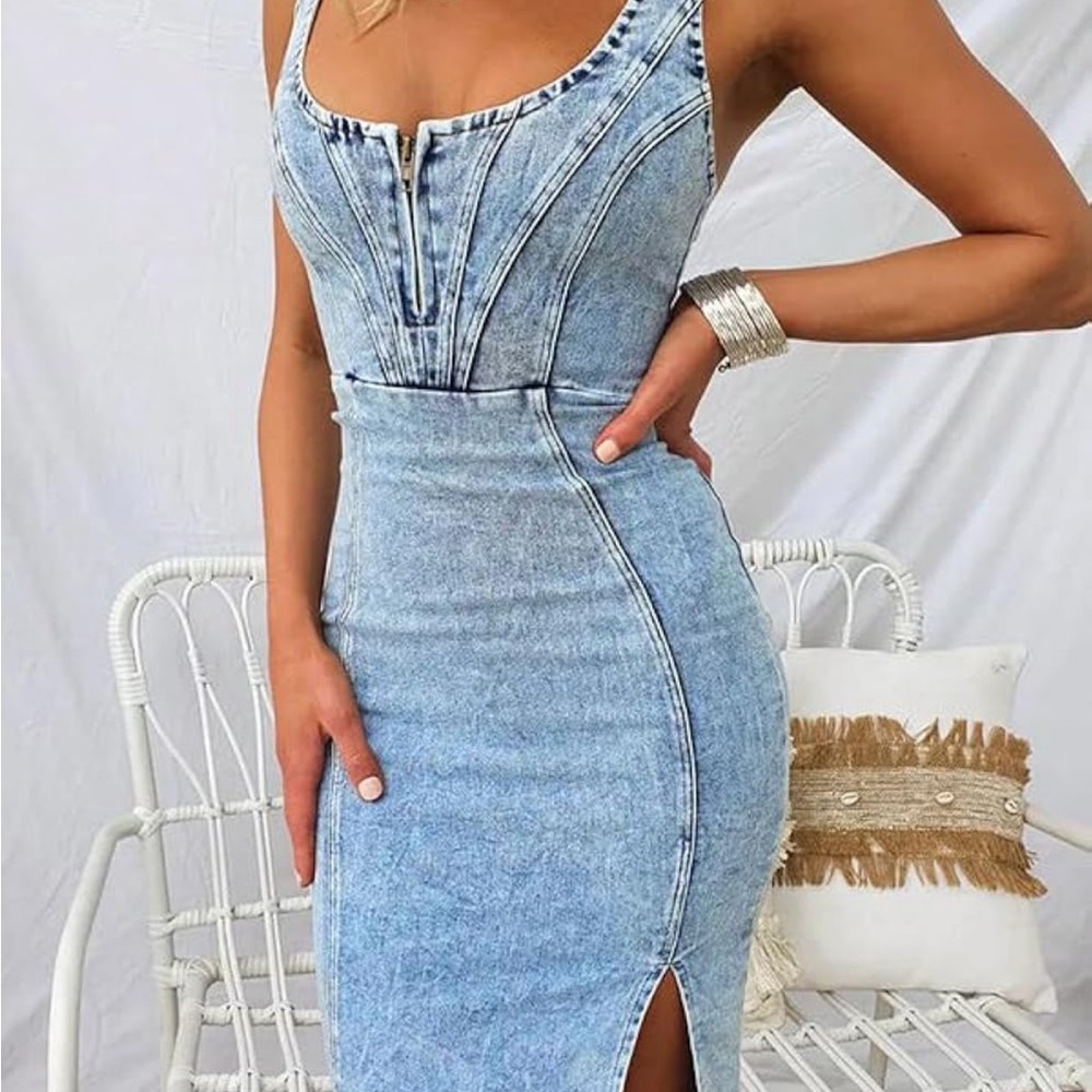 Denim Blue Women's Dress